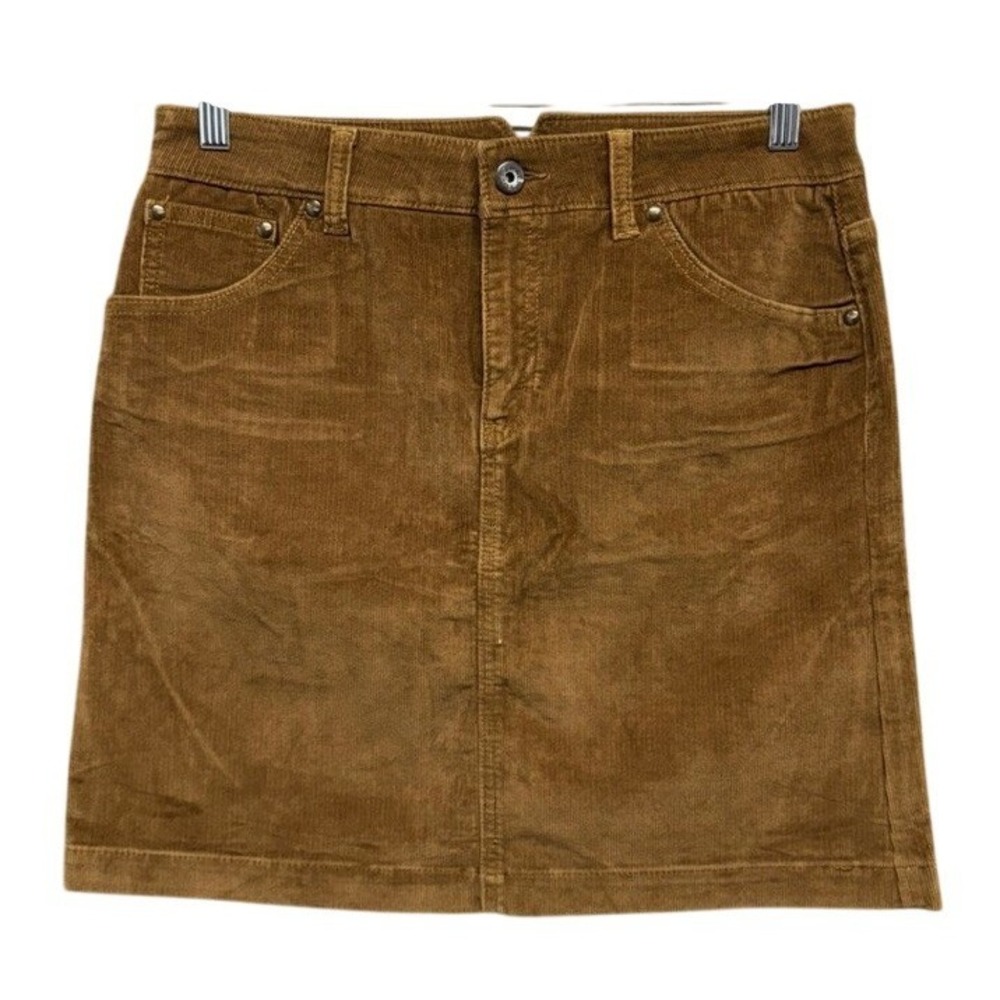 Gap Jeans Womens 8 Brown Corduroy Pants Stretch Mid Rise Tan 328814-00-1 05/07